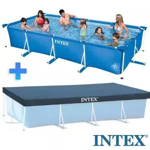 [보리보리/토이스타일]INTEX 패밀리 프레임풀 특대 28273 +전용덮개