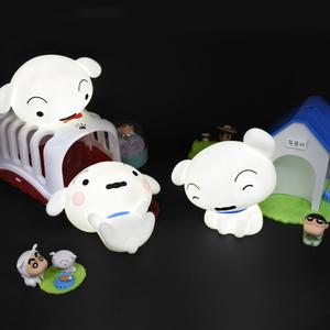 짱구 흰둥이 모여라 미니 무드등 3종 택1 캐릭터 간접조명 수면등 굿즈 선물
