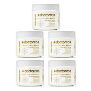 닥터코스 스노우 화이트 물광마스크 110ml 5개 수분크림 수면팩 크림팩
