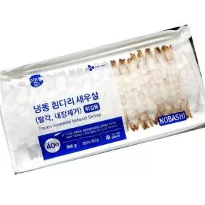 이츠웰 튀김용 새우 노바시 40미 300g 18개 업무용 노바시 새우 도매