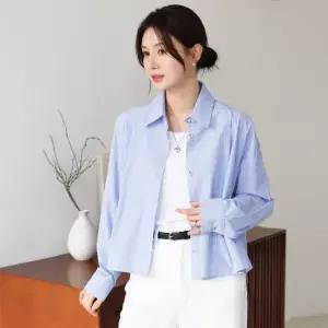 우먼피비지 스프라이트 핀턱 실루엣 셔츠_2color