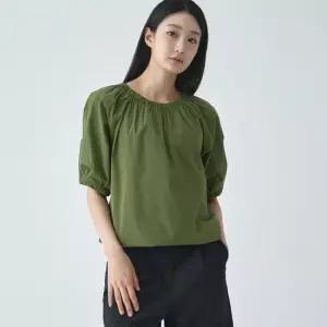 [지센] 여성 셔링넥 퍼프소매 블라우스 LCWSO593_LK