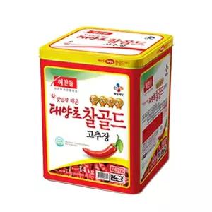 CJ제일제당 해찬들 태양초 찰 골드 고추장 14kg