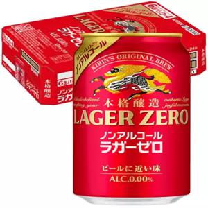 기린 맥주 라거 제로 R6 캔 케이스 8 350ml x 4팩