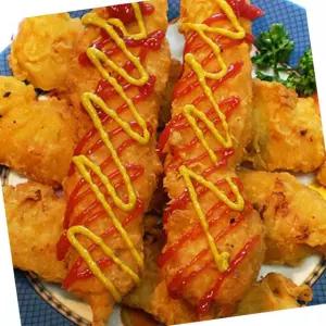 순살 치킨 후라이드 닭꼬치 1kg 10봉 100g 100개