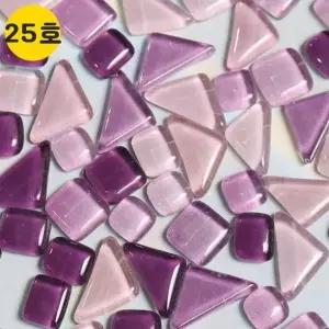 25번 타일공예 타일조각 삼각 종합 (10개 묶음) 정사각타일