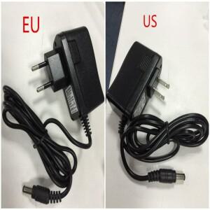 12V 1A EU/US 전원 어댑터 AC-DC 입력: 50/60Hz 최대 0.5A