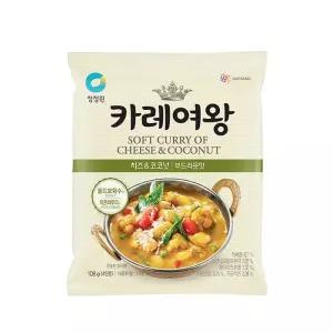청정원 카레여왕 치즈 코코넛 108g x4개