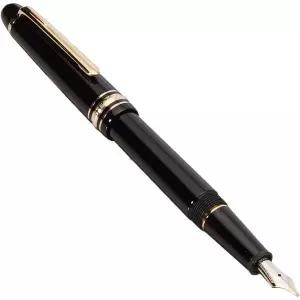 [Montblanc] 몽블랑 마이스터스틱 골드 만년필 145 가죽 케이스