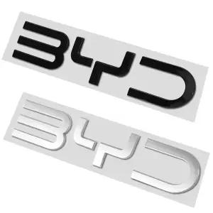 자동차휠캡 3D ABS 자동차 전면 엠블럼 커버 후면 트렁크 배지 스티커 장식 BYD 아토 3 위안 플러스 송 디