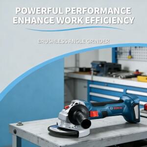 Bosch 호환 GWS 18V-8 무선 앵글 그라인더 전문가용 브러시리스 bldc 100MM 슬라이드 스위치 절단 연삭 보