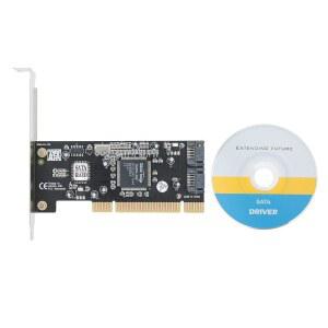WENDRY 2채널 어레이 카드 PCI SATA150 확장 98SE ME NT4 2000 XP VISTA 32 64 비트 지원 하드 드라이브 SSD 옵티컬 드라이브와 호환 가능