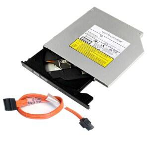 TECHMAGNET 내부 7MM 슬림 SATA 8X DVDRW CD DVD RW ROM 버너 라이터 DISC 노트북 슈퍼 멀티 PC MAC 트레이 로딩 드라이브 장치 DELL LENOVO ASUS ACER 갱신 호환됨