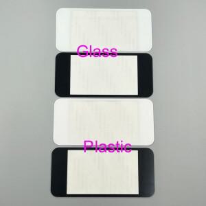 Nintendo호환 2DS XL LL 용 검정색 흰색 교체 상단 화면 보호기 전면 LCD 커버 렌즈