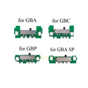 GBA / GBC GBP SP용 전원 켜기/끄기 스위치 버튼 1-10개 (게임보이 어드밴스 & 컬러 포켓 게임 콘솔용)