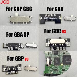 Gameboy GBP GBC GBA SP 게임 콘솔 용 JCD 1피스 전원 스위치 켜기 버튼은 V3 버전 적합합니다.