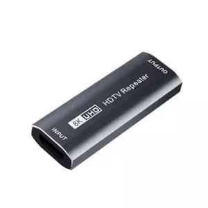 8K HDMI 2.0 F to 연장젠더 신호리피터 중계기 25M