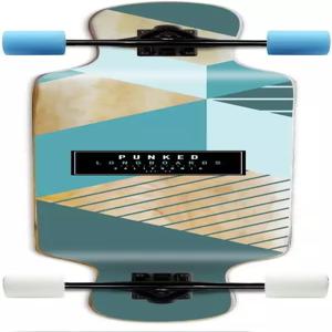 요카허 펑크 대나무 롱보드 스케이트보드 프리스타일 40인치 x 9.75인치 크루저 블랙위도우 프리미엄