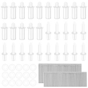 125 PCS 수리 플랜테이션 셔터 공구 혼합 스테이플 용품 틸트로드 교체 루버 윈도우 가지 세트 75인치 크기 6인치
