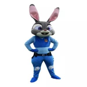 주토피아 코스프레 코스튬 닉 나무늘보 주디 인형탈 의상