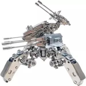 로봇 3D 금속 퍼즐 스팀펑크 기계식 사중팔중 메카 모형 제작 키트 410PCS DIY 조립 직소 뇌 티저 장식 선물 -KIT