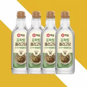 백설 프락토 올리고당 1.2kg 4개 요리당 감미료 대용량 설탕대체 조리용시럽