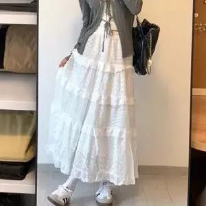 데일리 러블리 캉캉 플4단 롱스커트 TDN0241 신상 티어드 세트 캉캉 얇은