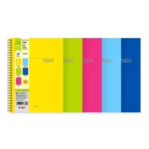 펜피아 WN67QX64 5000 스프링 PP노트 중 25절/150x206mm/128매 박스(10개입)