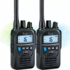 아이콤 IC-M85UL 해상용 VHF 선박 방수 방폭 무전기 2대 세트 