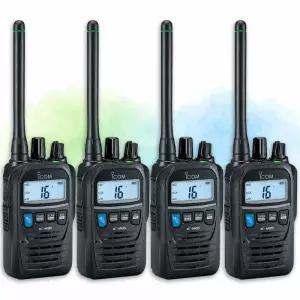 아이콤 IC-M85UL 해상용 VHF 선박 방수 방폭 무전기 4대 세트 