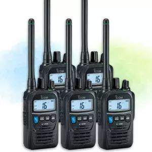 아이콤 IC-M85UL 해상용 VHF 선박 방수 방폭 무전기 5대 세트 