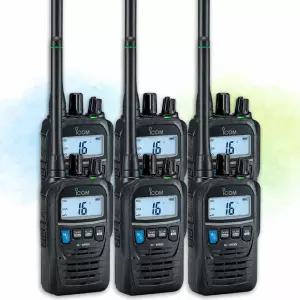 아이콤 IC-M85UL 해상용 VHF 선박 방수 방폭 무전기 6대 세트 
