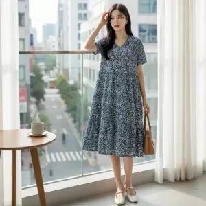 여성 청원피스 여자 슬림 매력적인 민소매 롱원피스