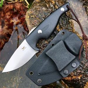 Watchman WF28 EDC 고정 블레이드 나이프 D2 스틸 G0 스케일 야외 활동 캠핑용 키덱스 시스 포함