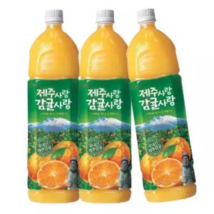 롯데 제주사랑 감귤사랑 쥬스 1.5L, 12개