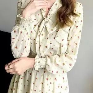 롱원피스 빈티지 오프숄더 가을 원피스