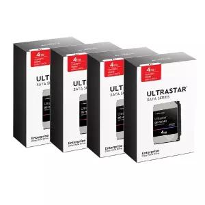 Western Digital Ultrastar DC HA340 박스 패키지 7200/256M WUS721204BLE6L4 (4x4TB)