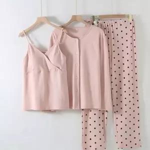 [하프클럽/]산모 파자마 루즈핏 순면 데일리 조리원복 간절기 봄가을 산후