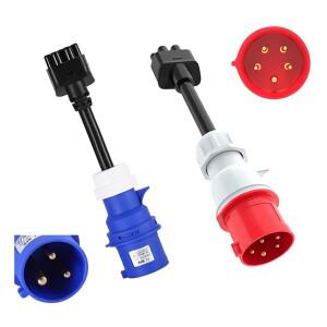 테슬라 3핀 CEE 어댑터 모델 S3XY 2세대 전기차 연장 코드 커넥터 240V 아울렛 32A/16A SCHUKO EU