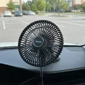파워스톰 슬림카팬 12V 24V 공용 BLDC모터 차량용선풍기 대형화물차 버스 트럭 중장비 지게차 자동차