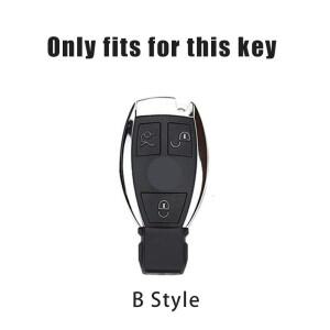 메르세데스 벤츠 AMG B C E GL S 클래스 W204 키체인 액세서리용 TPU 자동차 케이스 커버 쉘