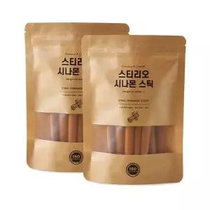 메가커피 스티리오 시나몬스틱 12cm 15개입 110g 2개세트