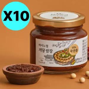 마이노멀 저당 국산 저칼로리 쌈장 양념 230g X 10개