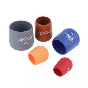 새로운 1Pc 낚싯대 손잡이 보호 케이스 실리콘 루어 로드 하단 엔드 캡 커버 액세서리 랜덤 컬러