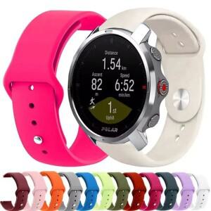 POLAR Band IGNITE 3 2, VANTAGE V3 M2 M / UNITE/GRIT X Pro/Pacer용 실리콘 스트랩 20mm 밴드 스마트워치