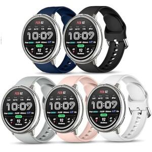 Amazfit Active 2 스트랩 용  실리콘 밴드 Smartwatch 액세서리 통기성 팔찌 Correa Huami Watchband