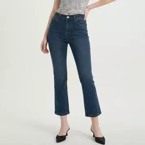 [하프클럽/]하이웨스트 전체 슬림 데님 일자팬츠 ~XXL 청바지 청바지 팬츠 스