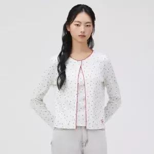 써스데이아일랜드 [본사직영] 키치 프린트 가디건형 티셔츠_T262MTS135W