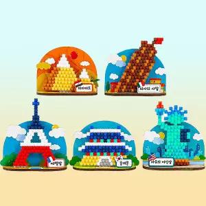 세계 랜드마크 디폼블럭 교육연계활동 만들기재료 만들기수업 수업교구