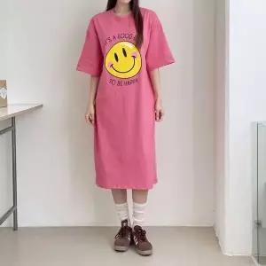 [하프클럽/]빅사이즈 오버핏 롱원피스 루즈핏 데일리 체형커버